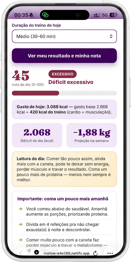 Bônus 5 — Calculadora de Metabolismo