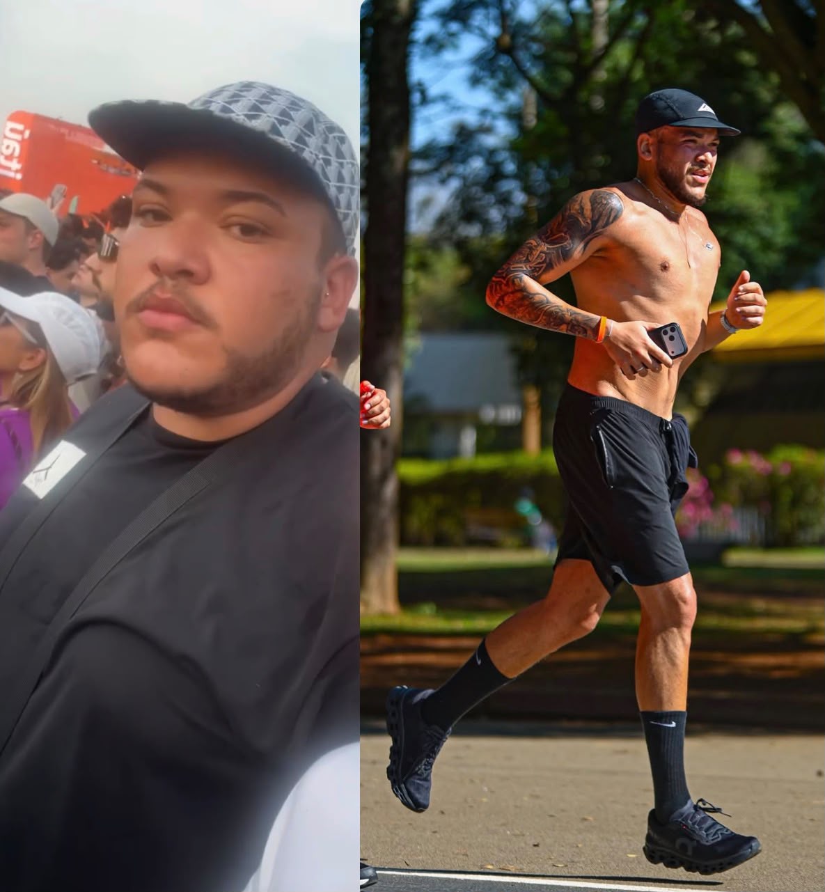 Leonardo Dutra antes e depois: de 145 kg para 84 kg