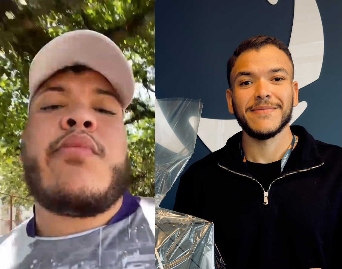 Antes e depois — resultado real